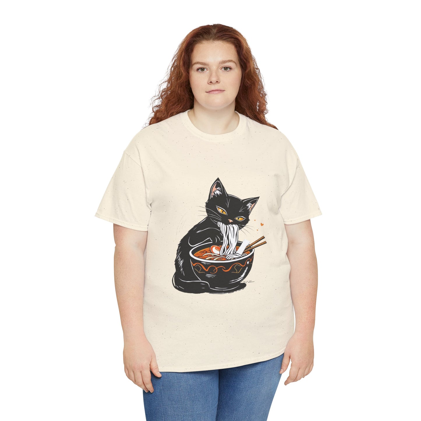 Noodle Cat Shirt, Ramen Cat T-Shirt, Foodie Lover Shirts, Black Cat Noodle T-Shirts, Retro Cat Tees, Cat Lover Sweatshirts, Black Cat Tee