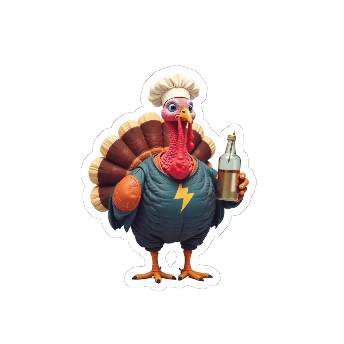 Turkey Sticker-Cut Stickers for Thanksgiving Decoration