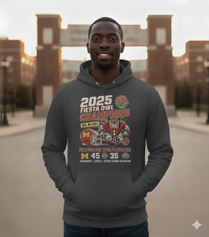 2025 College Football Champions Hoodie – Bulldog Fan Victory Sweatshirt, Game Day Pullover