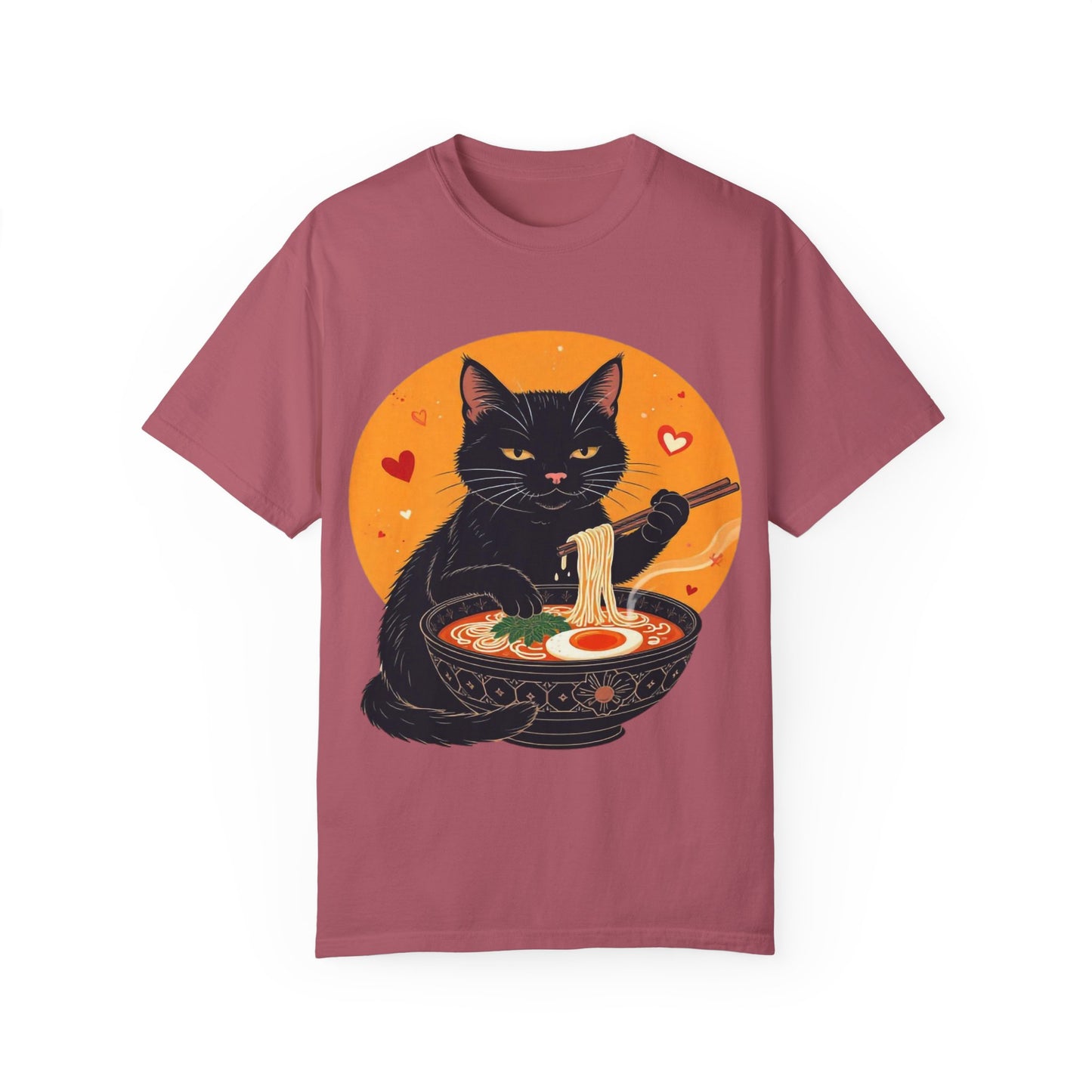 Cute Cat Ramen Lover Unisex T-Shirt | Perfect for Foodies & Cat Lovers Noodle Cat Shirt, Ramen Cat T-Shirt, Foodie Lover Shirts, Black Cat Noodle T-Shirts, Retro Cat Tees, Cat Lover Sweatshirts, Black Cat Tee