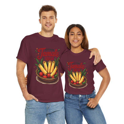 Tamale Squad Unisex Heavy Cotton Tee - Perfect for Food Lovers and Celebrations.