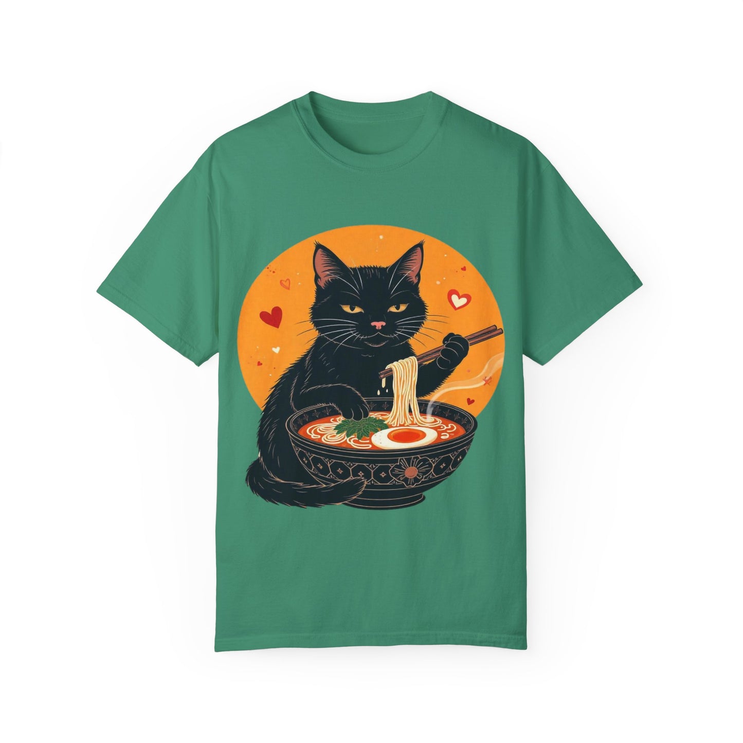 Cute Cat Ramen Lover Unisex T-Shirt | Perfect for Foodies & Cat Lovers Noodle Cat Shirt, Ramen Cat T-Shirt, Foodie Lover Shirts, Black Cat Noodle T-Shirts, Retro Cat Tees, Cat Lover Sweatshirts, Black Cat Tee