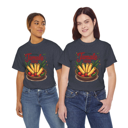 Tamale Squad Unisex Heavy Cotton Tee - Perfect for Food Lovers and Celebrations.