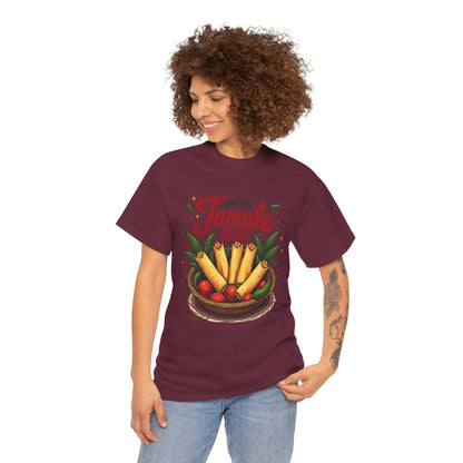 Tamale Squad Unisex Heavy Cotton Tee - Perfect for Food Lovers and Celebrations.