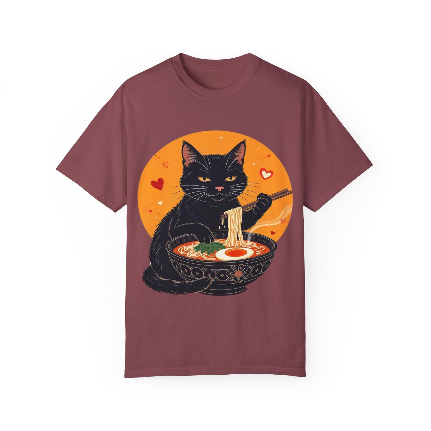 Cute Cat Ramen Lover Unisex T-Shirt | Perfect for Foodies & Cat Lovers Noodle Cat Shirt, Ramen Cat T-Shirt, Foodie Lover Shirts, Black Cat Noodle T-Shirts, Retro Cat Tees, Cat Lover Sweatshirts, Black Cat Tee