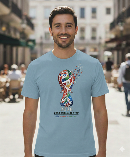 2026 FIFA World Cup Soccer T‑Shirt — USA Canada Mexico Tournament Tee