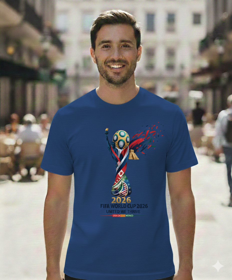 World Cup 2026 Host Countries Shirt – USA Canada Mexico Soccer Tee