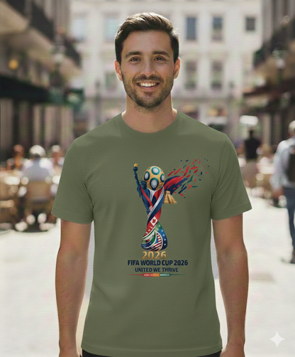 World Cup 2026 Host Countries Shirt – USA Canada Mexico Soccer Tee