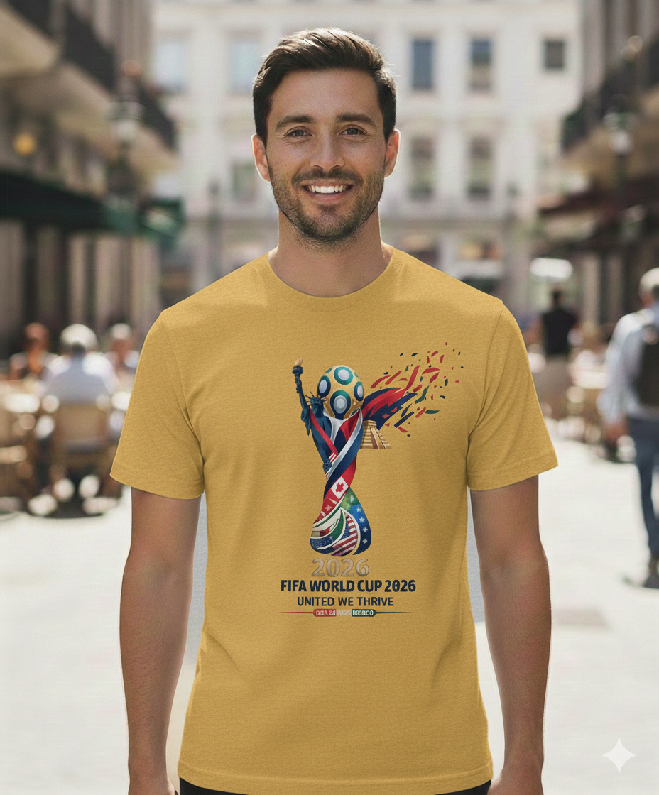 World Cup 2026 Host Countries Shirt – USA Canada Mexico Soccer Tee