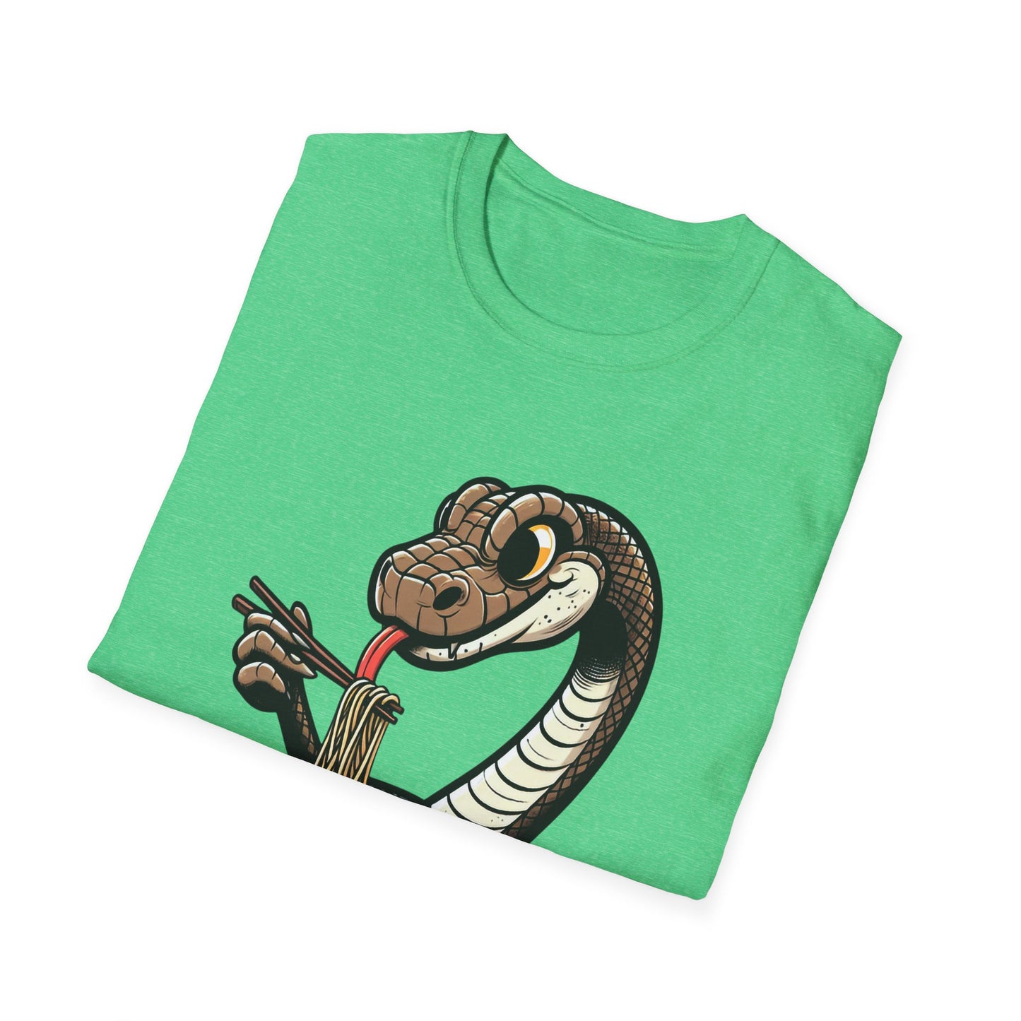 Funny Japanese Anime Snake Eats Ramen King Python T-Shirt