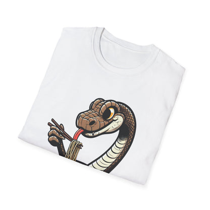 Funny Japanese Anime Snake Eats Ramen King Python T-Shirt