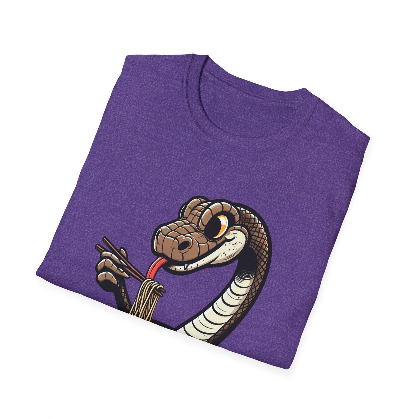 Funny Japanese Anime Snake Eats Ramen King Python T-Shirt