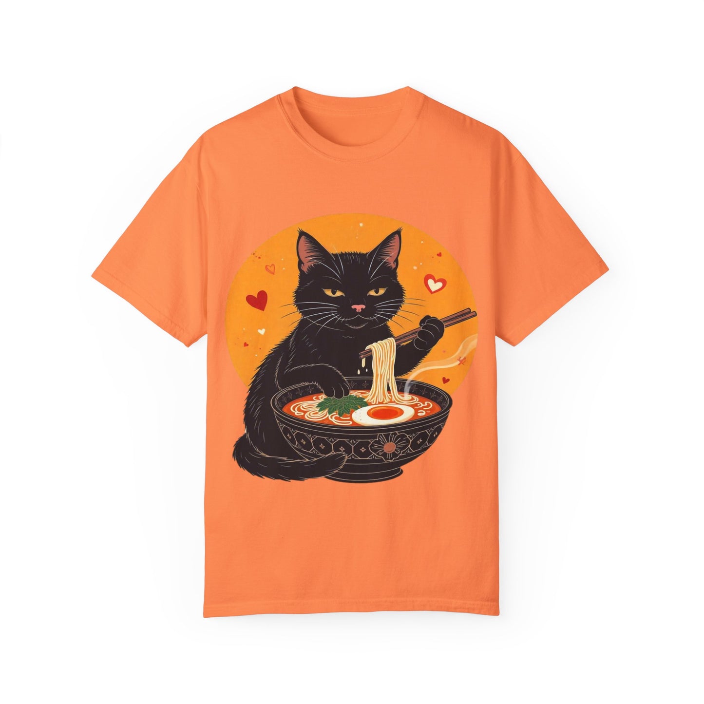 Cute Cat Ramen Lover Unisex T-Shirt | Perfect for Foodies & Cat Lovers Noodle Cat Shirt, Ramen Cat T-Shirt, Foodie Lover Shirts, Black Cat Noodle T-Shirts, Retro Cat Tees, Cat Lover Sweatshirts, Black Cat Tee