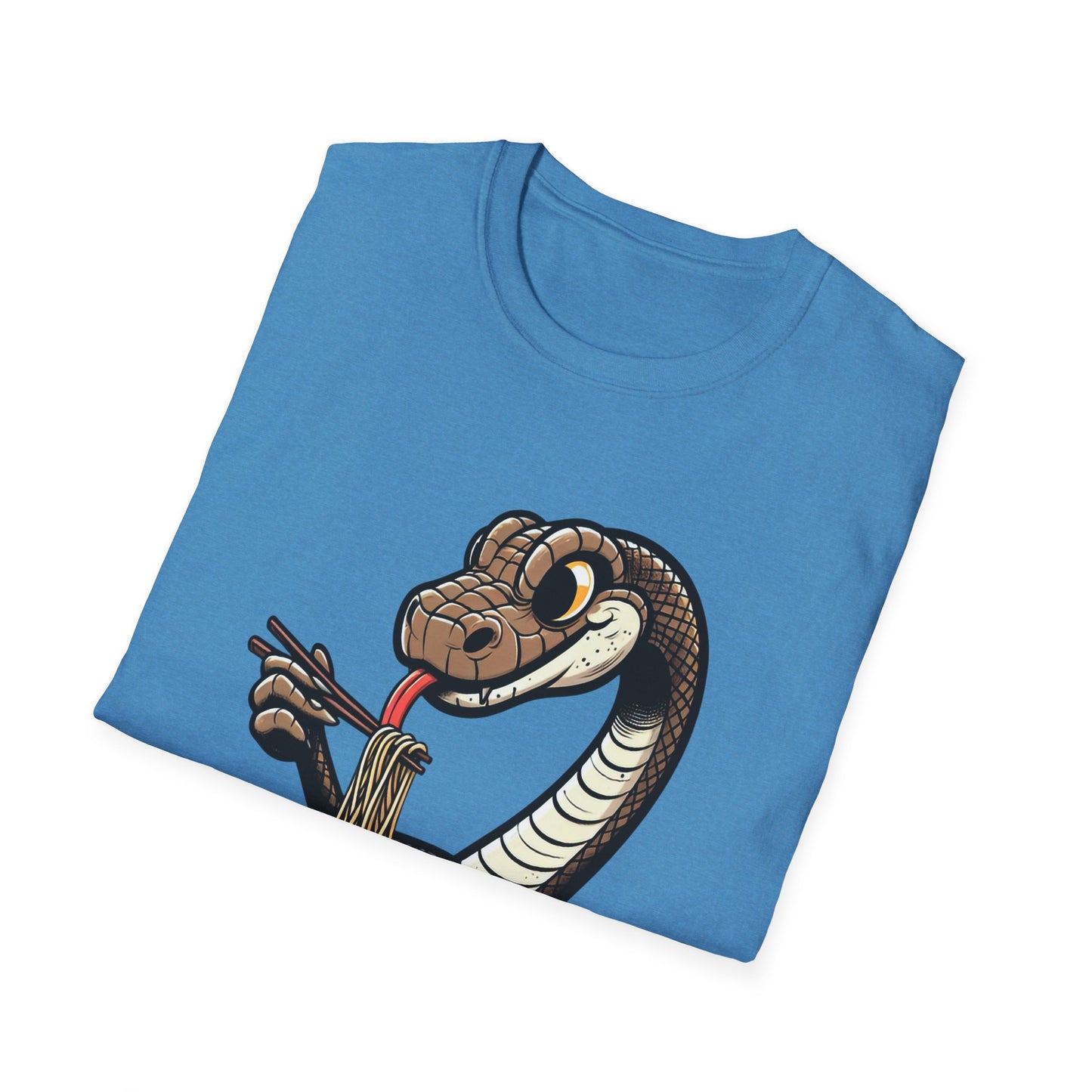 Funny Japanese Anime Snake Eats Ramen King Python T-Shirt
