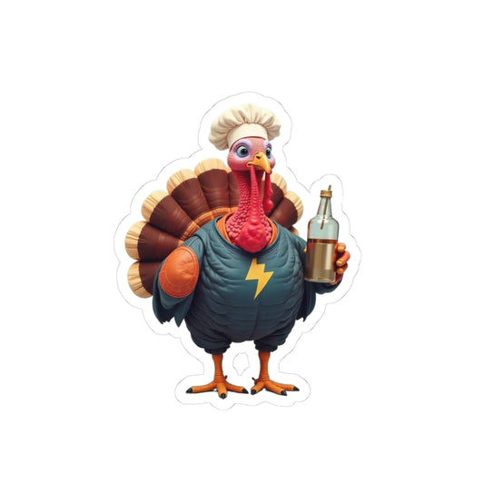 Turkey Sticker-Cut Stickers for Thanksgiving Decoration