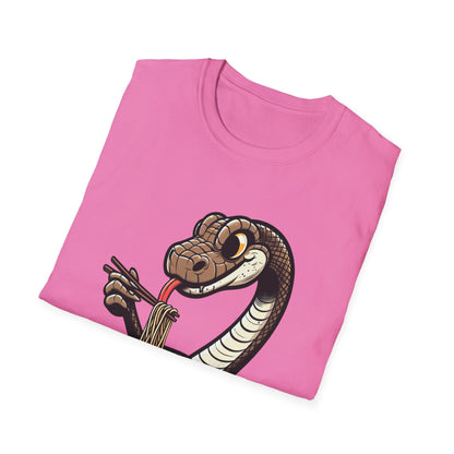 Funny Japanese Anime Snake Eats Ramen King Python T-Shirt