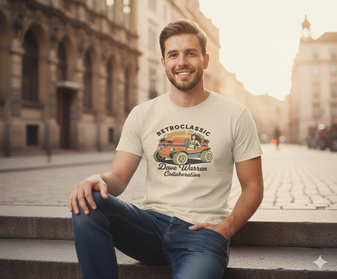 Retro Dune Buggy T-Shirt – Classic Off-Road Adventure Tee, Vintage Car Lover Gift, Retro Car Aesthetic Shirt
